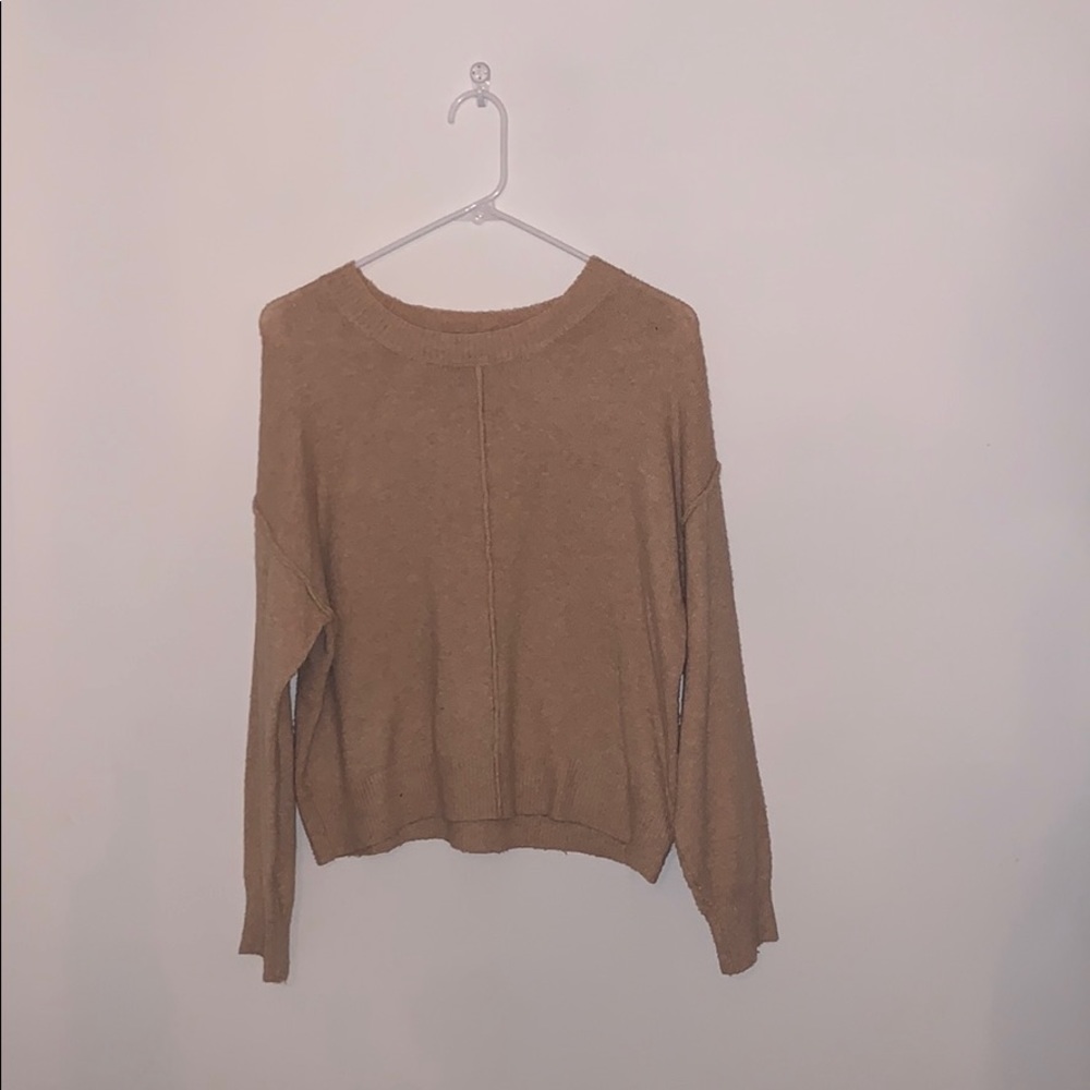 Forever 21 creme/pink sweater